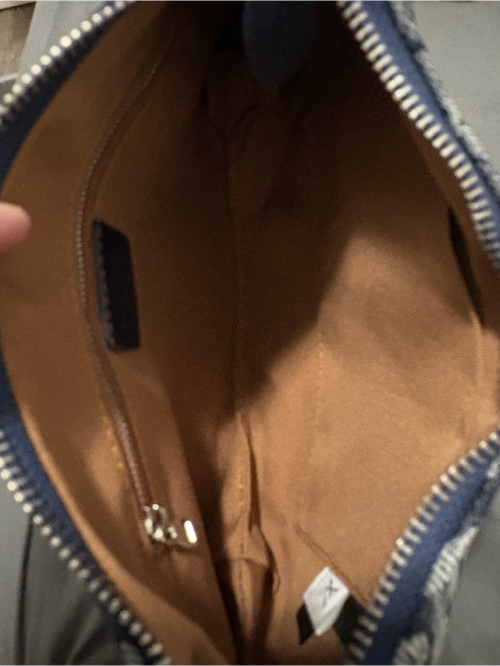 Denim 2 PC Crossbody Bag